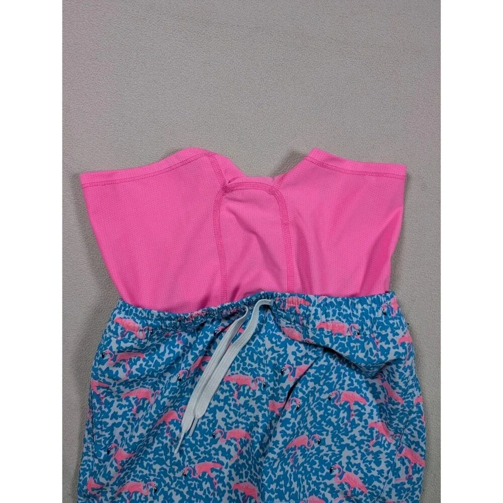 Chubbies The Domingos Are For Flamingos Youth Boys Sz Small 8-9 Swim Trunks Pool